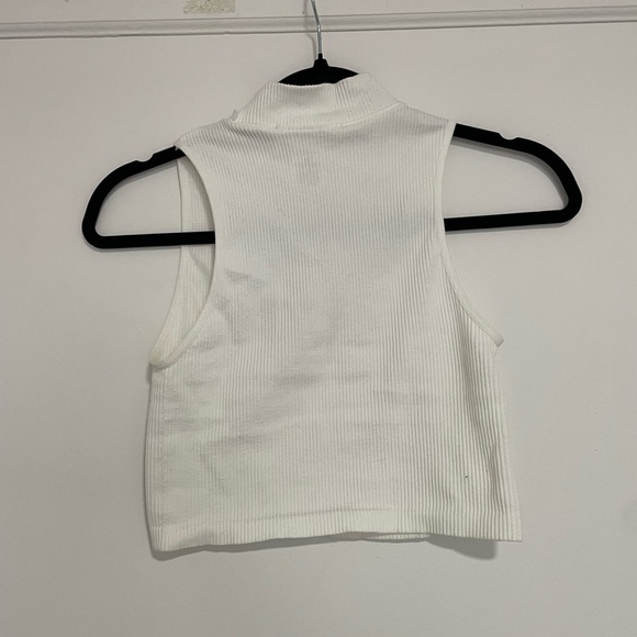 BRAND NEW white mock neck top - Picture 2 of 3
